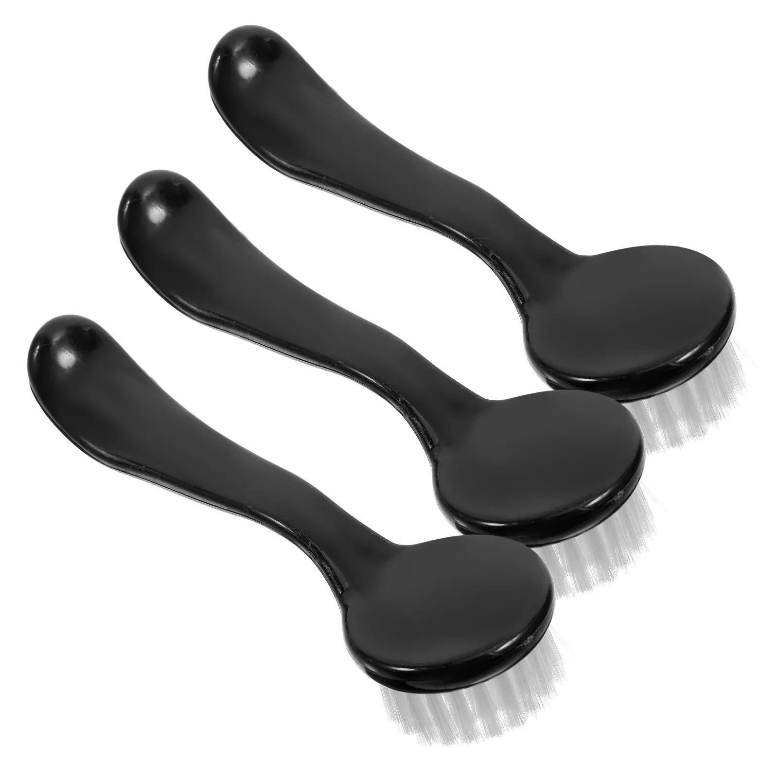 

3pcs Goat Horn Facial Brush Soft Bristle Deep Cleaning Exfoliating Face Washing Tool For Women Manual Cleansing Scrubber