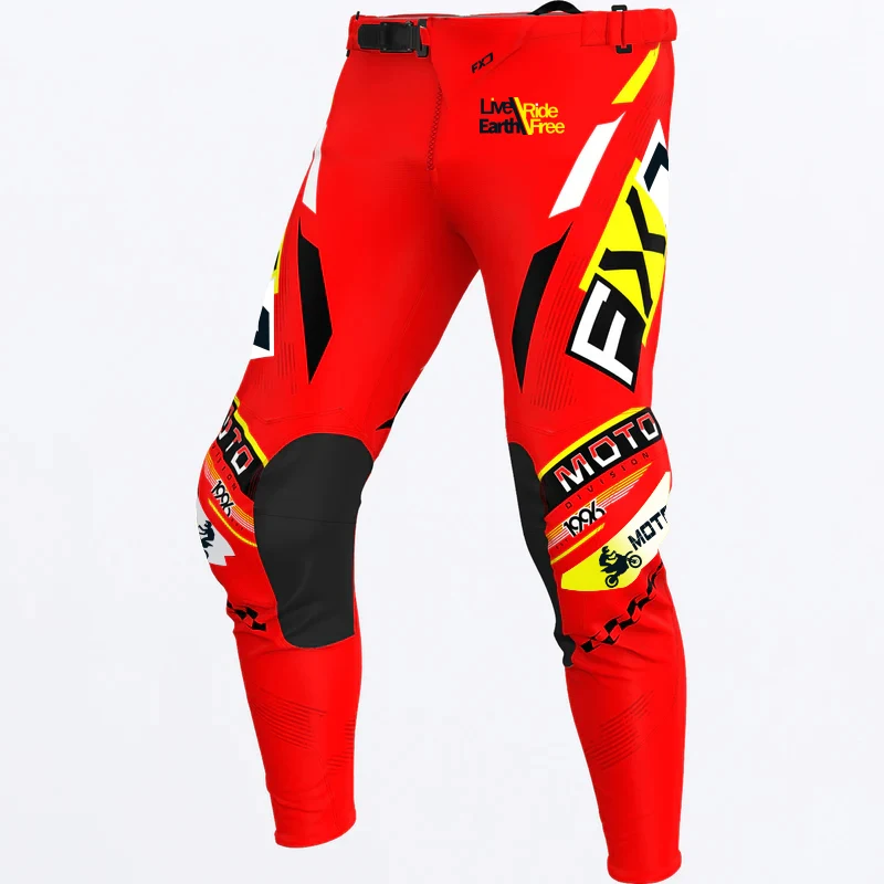 2027 FXJ new motocross pant black grey red blue man red Off-road  Enduro cross adult yellow woman pink green