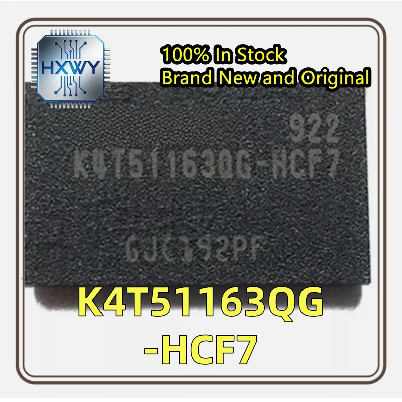 (5/20 Pieces) K4T51163QG-HCF7 K4T51163QG FBGA-84 DDR2 Memory Chip Factory Wholesale Cheap Electronic Component Fast Shipping