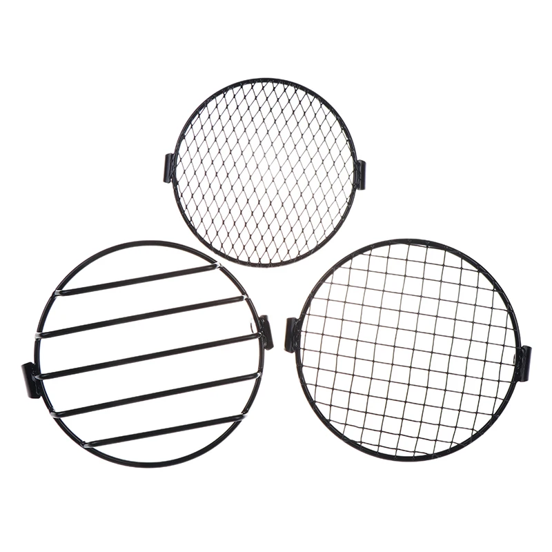 5.75inch Metal Motorcycle CG125 Modified Headlight GN125 Cruiser Retro Light Grille Protective Ccover