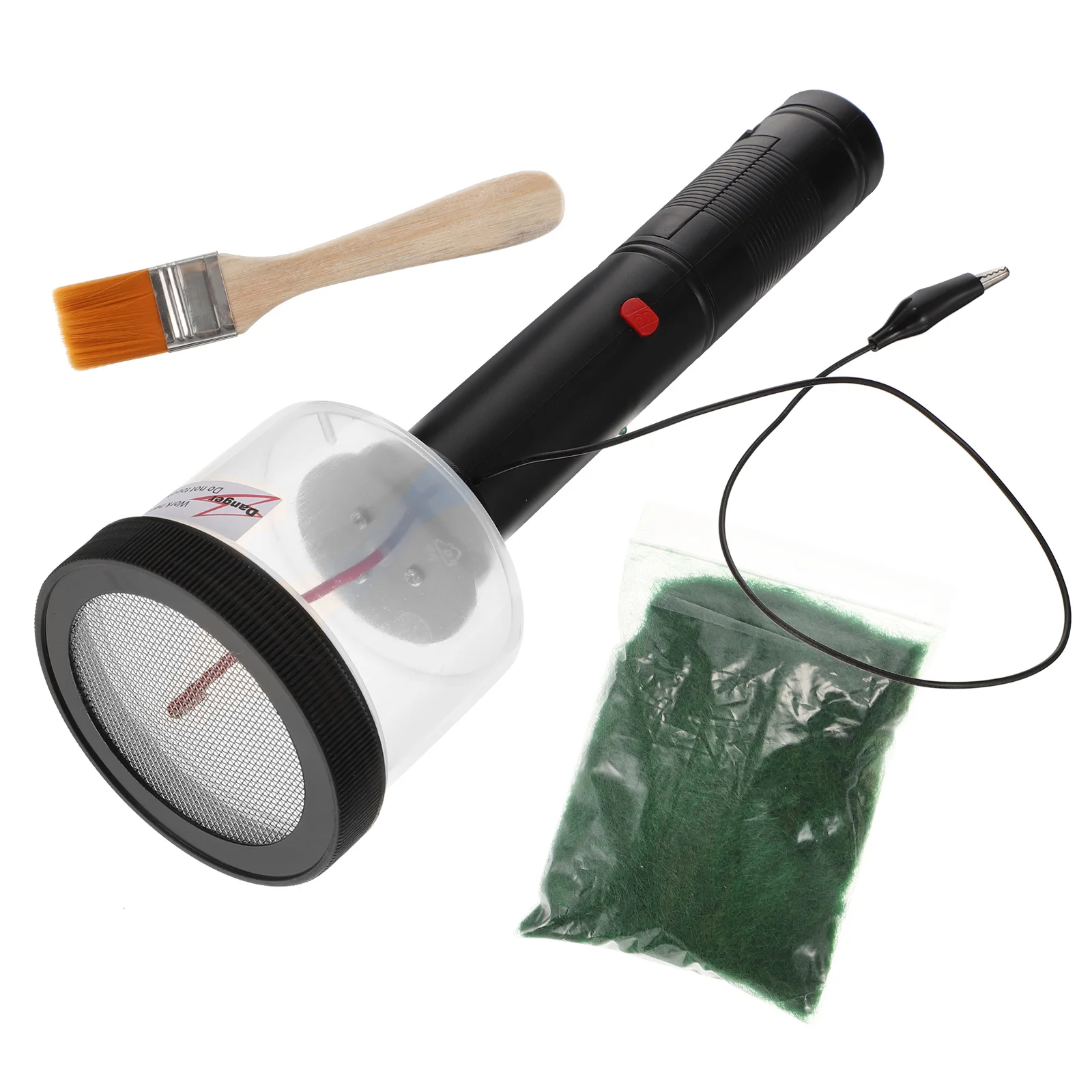 

Electrostatic Flocking Machine Applicator Scenic Modelling Grass Tool Mini S Table ABS Durable Portable Kit