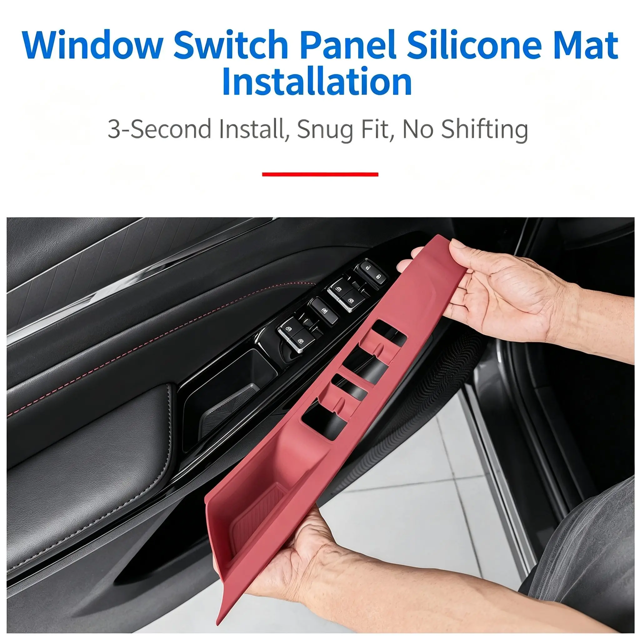 Soft Silicone Window Switch Cover For Changan X5 PLUS 2026 Waterproof Door Panel Button Mat Anti-Dust Car Interior Accessories 5