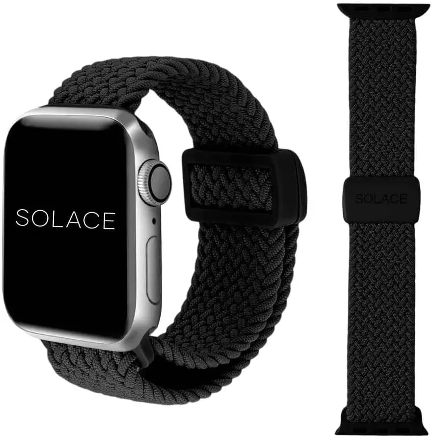 

Adjustable Nylon Braided Watch Band Compatible with Apple Watches Series 11-1, Ultra, SE for Women & Men