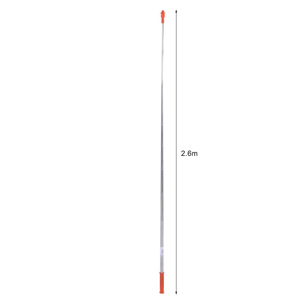 2.6m Stainless Steel Spray Extension Pipe Sprayer Tool for Garden Green Space
