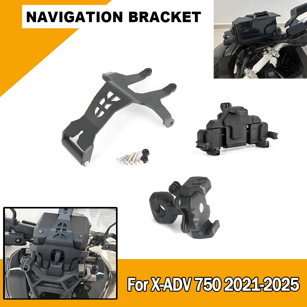 

Navigation Bracket For Honda XADV750 X-ADV 750 2021 2022 2023 2024 2025 Motorcycle Phone Holder Stand GPS holder kit 22MM
