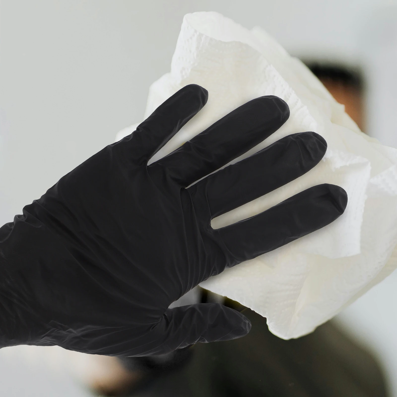 

100 Pcs Disposable Ding Qing Gloves Cleaning Multifunction for Kitchen Dishwashing Work Food Service