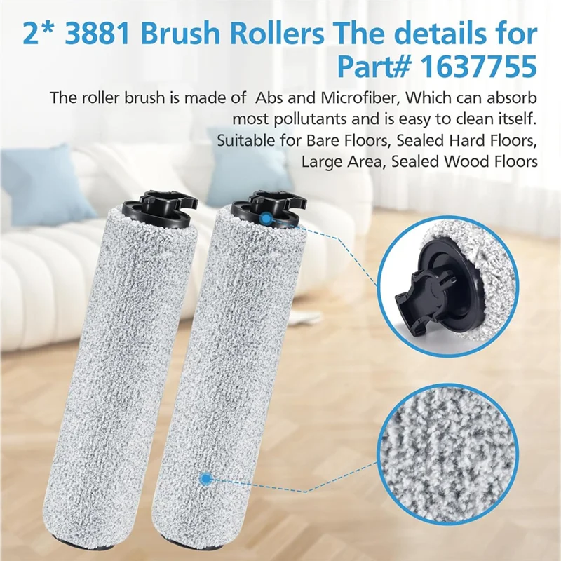 

N11R 3831 Vacuum Cleaner Brush Roll+ Filter Replacement Parts For Bissell Crosswave HF2/3845N/3831 Floor Scrubber