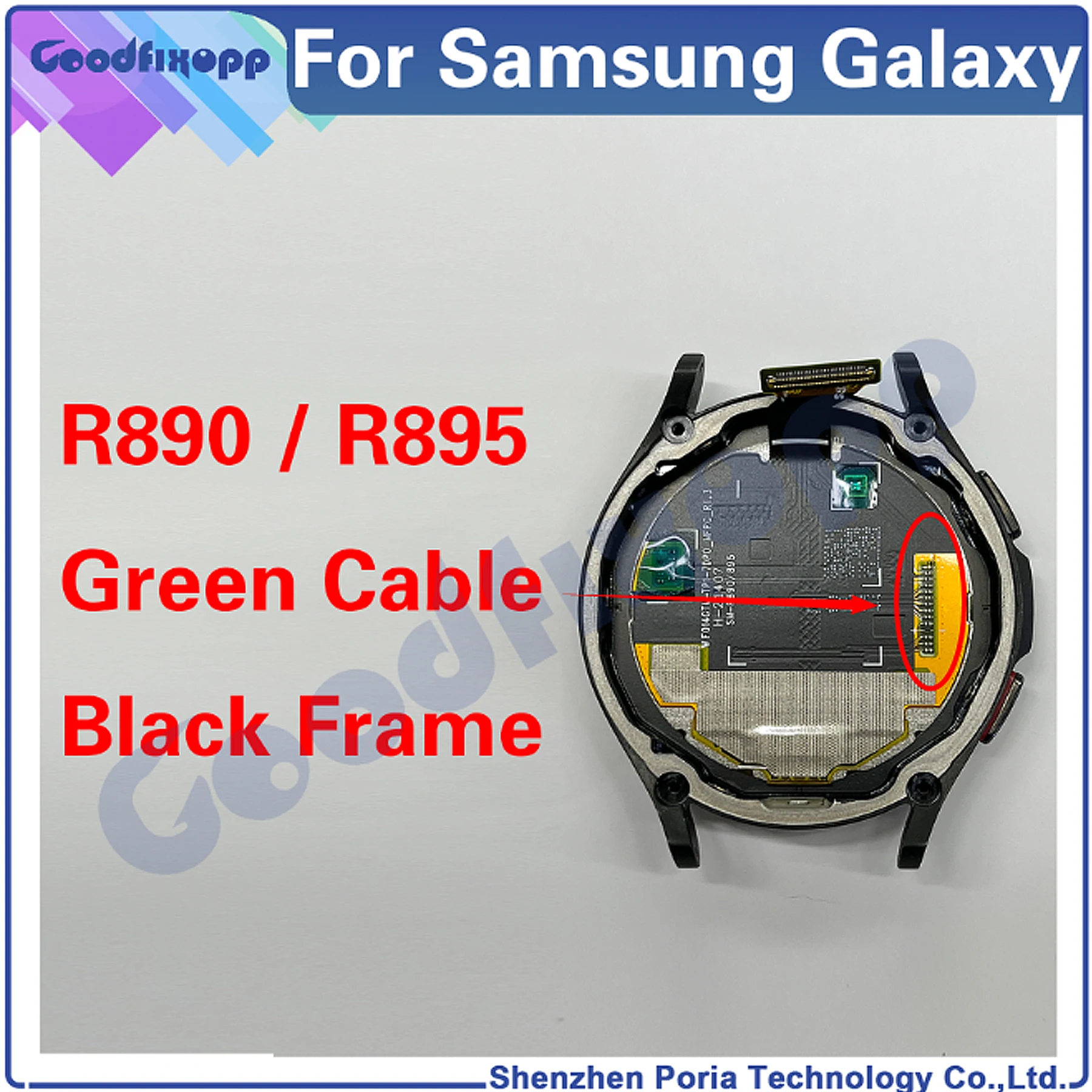 LCD DIsplay Touch Screen Digitizer Assembly Replacement For Samsung Galaxy Watch4 Classic SM-R890 SM-R895 R890 R895