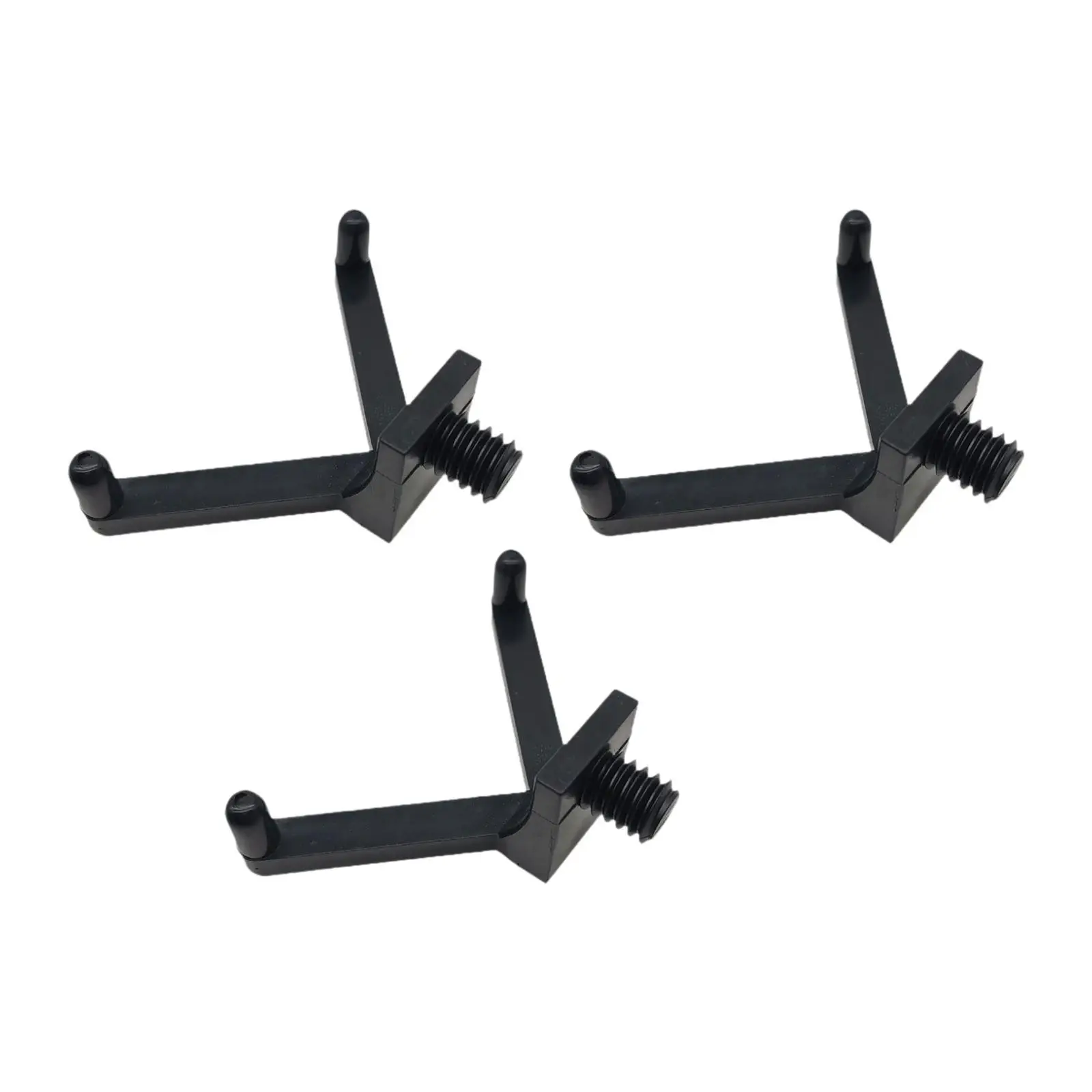 

3 Pieces Garden Shed Tool Hooks Space Saving for Gardening Equipment Accessories Easily Install Garage Wall Organization
