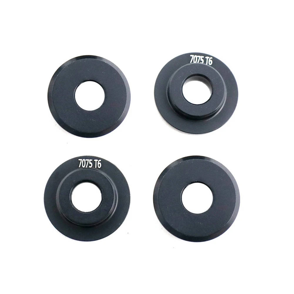 Junta adaptadora de aro de roda de curso curto de metal para Traxxas UDR Unlimited Desert Racer 1/7 RC Car Upgrade Parts, preto