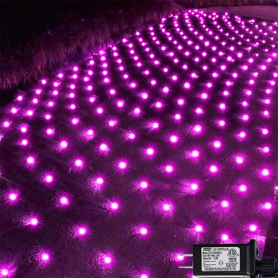 

3X2M Safe Voltage LED Net Mesh Fairy String Decorative Light 200 LED Trees Bushes Wedding Garden Hanging Net Garland Light Decor