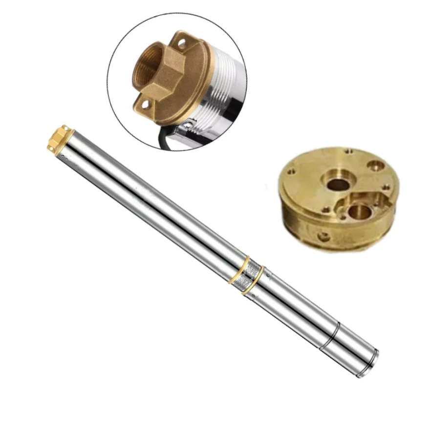 Deep Well High-Speed High Pressure DC Brushless Motor 3-horsepower Submersible Multistage Solar Water Pump