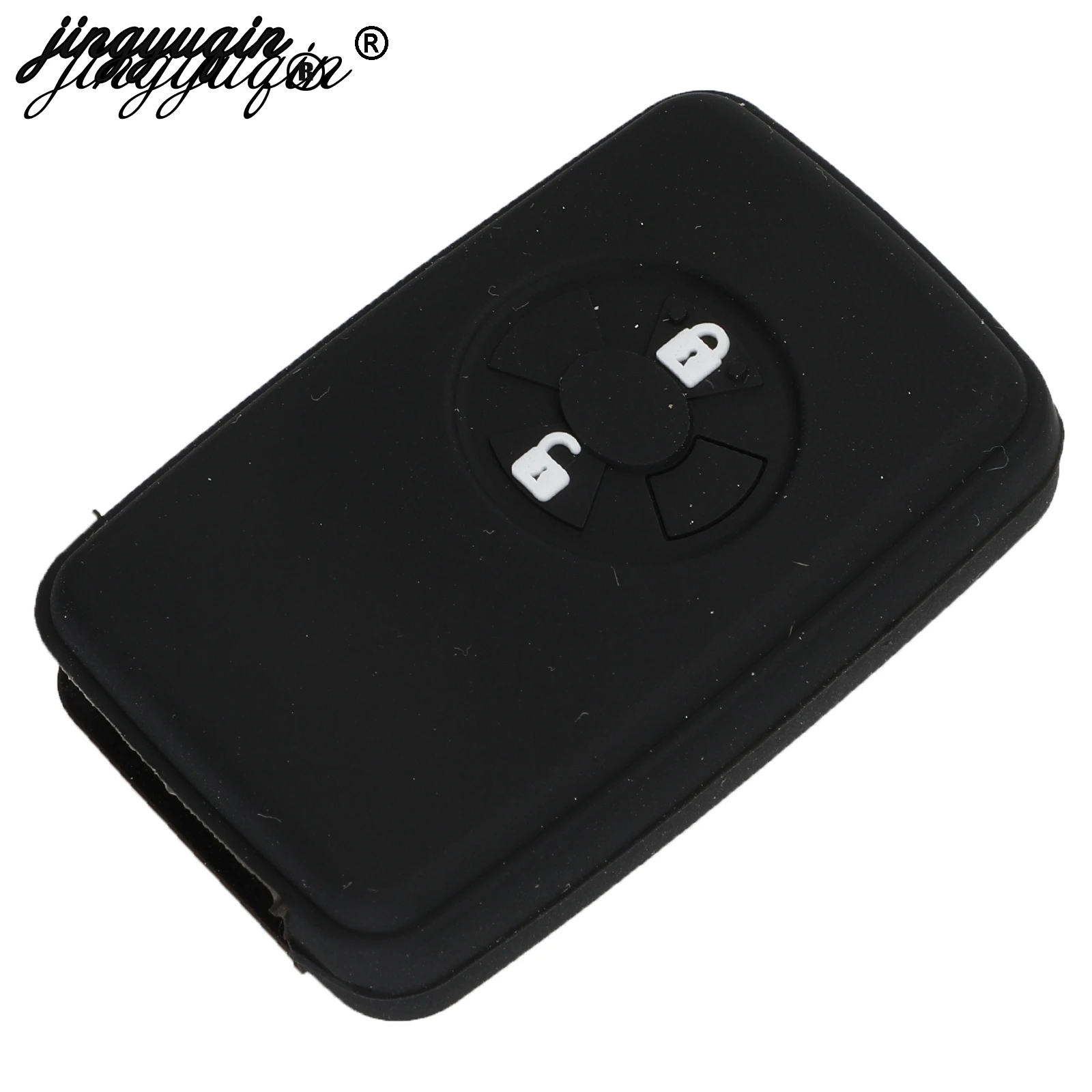 jingyuqin Silikonowe etui na kluczyk samochodowy do Toyoty Avalon Corolla Yaris Hilux Vitz Rav4 Aqua Camry auris bezkluczykowa obudowa