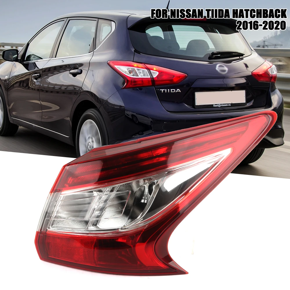 

Left/Right Side Tail Lamp For Nissan Tiida Hatchback 2016 2017 2018 2019 2020 Rear Tail Light Brake Lamp with