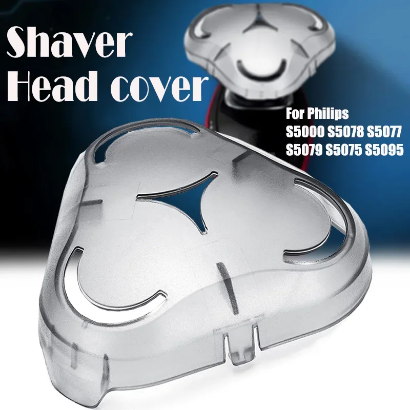 Shaver Head Cover for Philips cross stitch S5000 S5075 S5077 S5079 S5078 S5095 Transparent protective cover