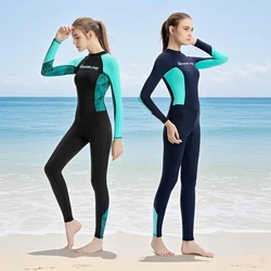 Women's Thin Quick Dry Diving Suit Ice Silk Lycra Full Body Swimsuit for Snorkeling Surfing Swimming Summer Beach Jumpsuit