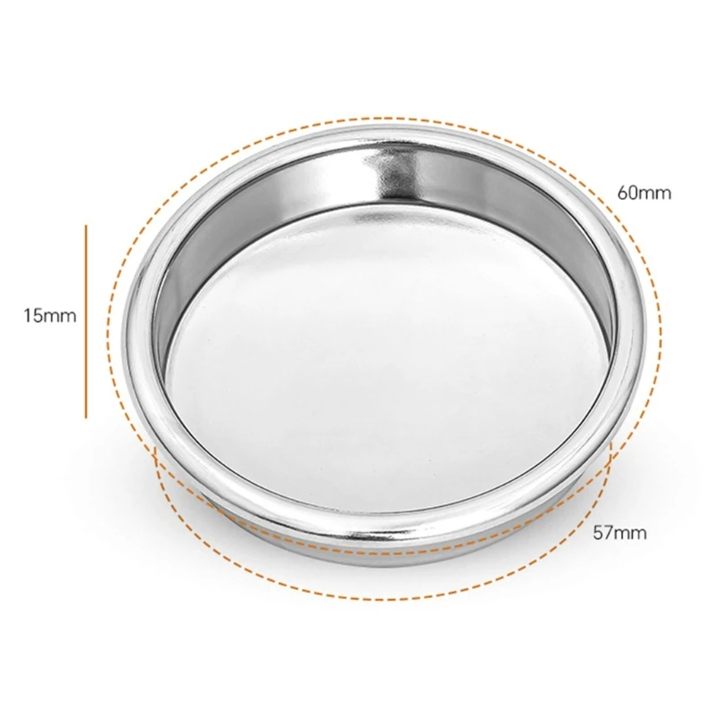 Чаша для кофейного порошка из нержавеющей стали, фильтр-корзина для портафильтра, кофеварки, сито, дропшиппинг