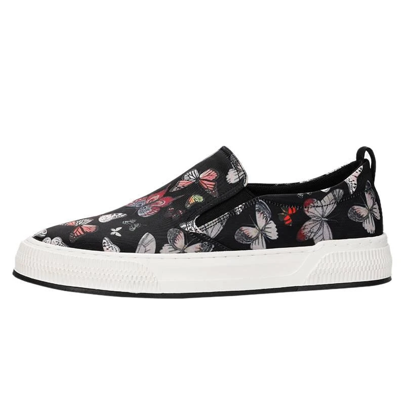 

New Model 9282 Canvas Shoes Korean Style Casual Trendy Men's Versatile Low-top Color-block Breathable Flat-soled Cloth Shoe