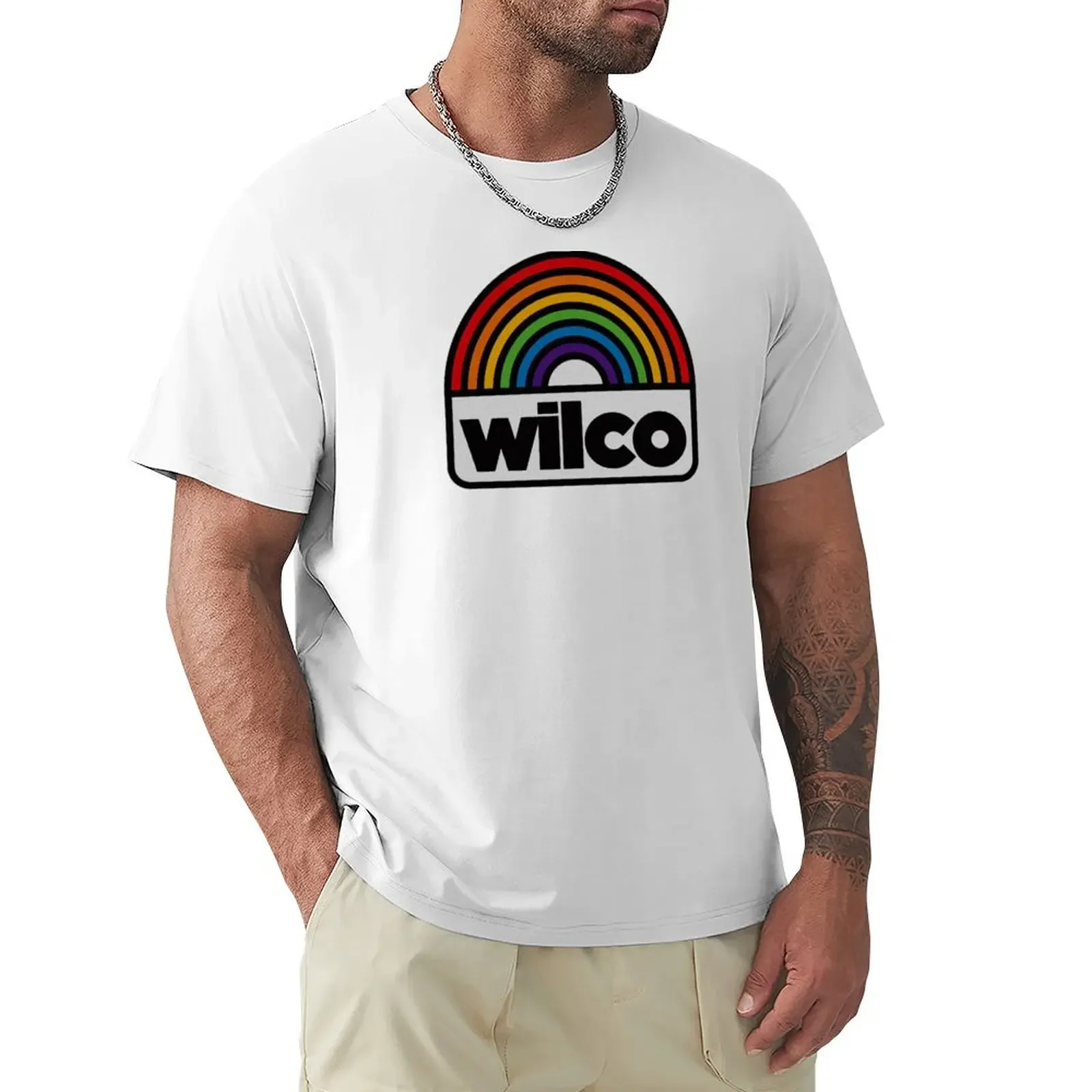 Wilco Tribute T-Shirt animal prinfor boys customs vintage clothes mens clothing