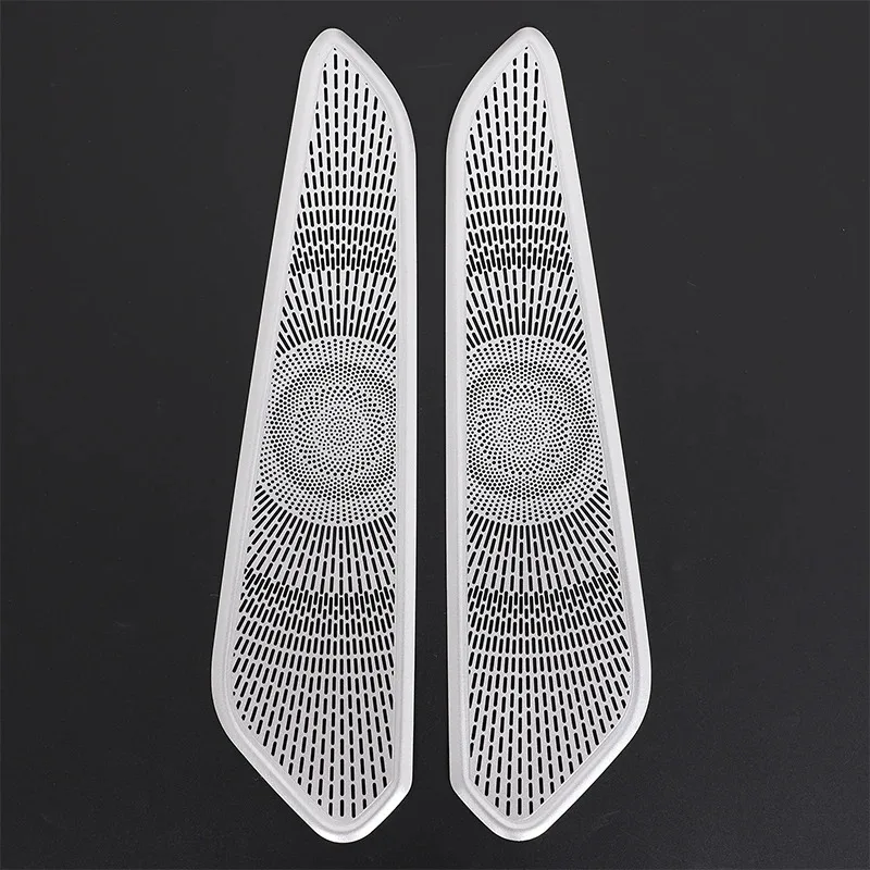 مناسبة لبورشه ماكان 2014-2025 شبكات زخرفية على كلا الجانبين من غطاء وحدة التحكم المركزية ملحقات السيارة الداخلية #5