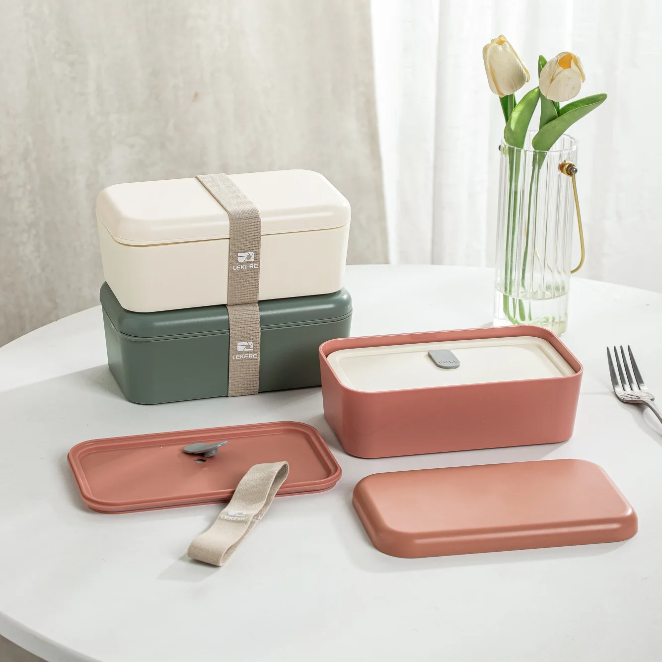 

Lunch box Microwave oven Heatable student lunch box Household bento Portable lunch box Picnic