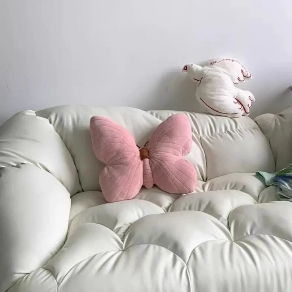 Nouveau mignon papillon oreiller mode fille rose tête de lit oreiller canapé décoration Textile de maison coussin lancer