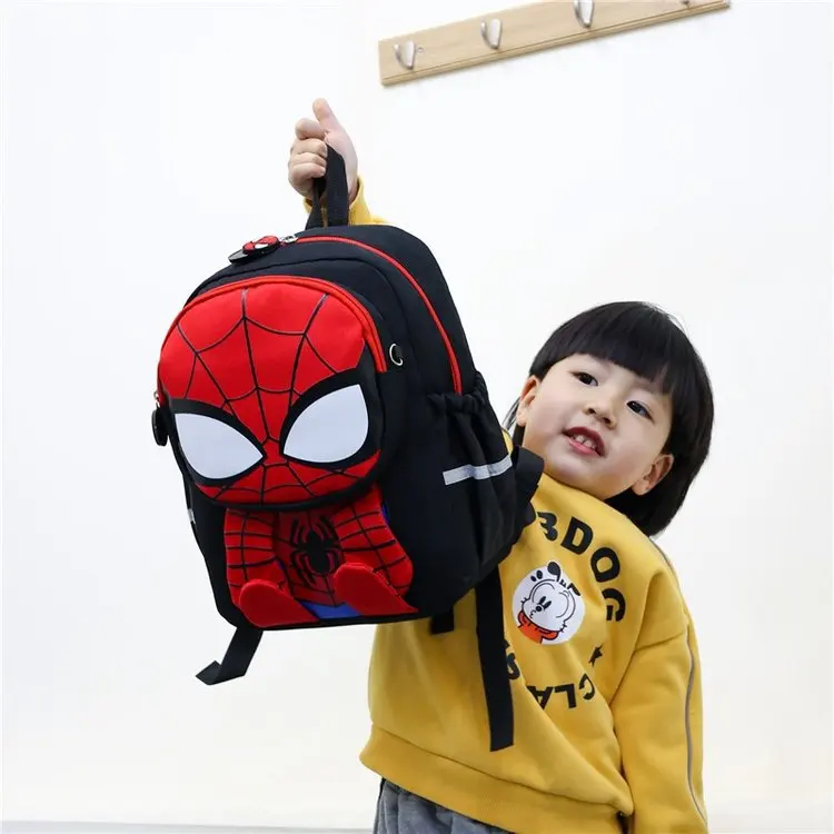 Disney cartoon Avengers Spider-Man boys School Bag New Kindergarten Baby Children\'s Small Backpack Cute Backpack