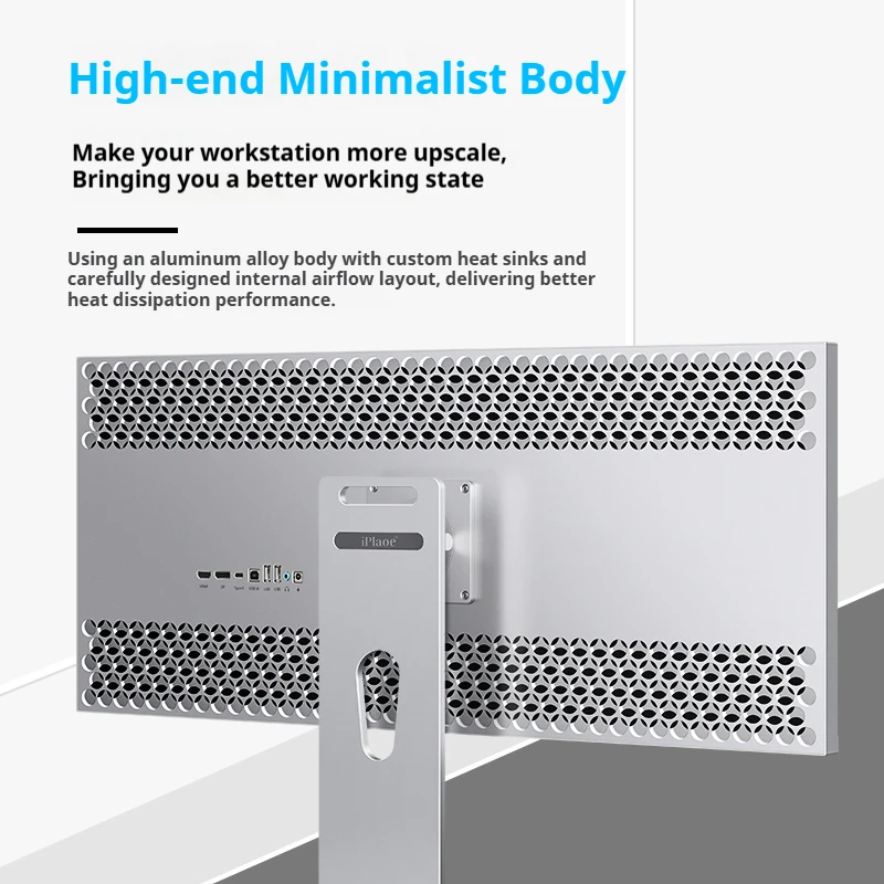 شاشة كمبيوتر 34 بوصة Quasi 4K 165 هرتز شاشة 1 مللي ثانية مع شاشة عرض ملونة 96% P3 مكبرات صوت مدمجة من مادة سبائك الألومنيوم