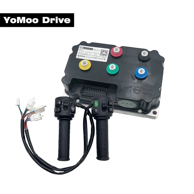 

5000W 84V 330A Fardriver ND84530 BLDC Programmable Controller For Electric Motorcycles Scooter With T08 Throttle And Bluetooth