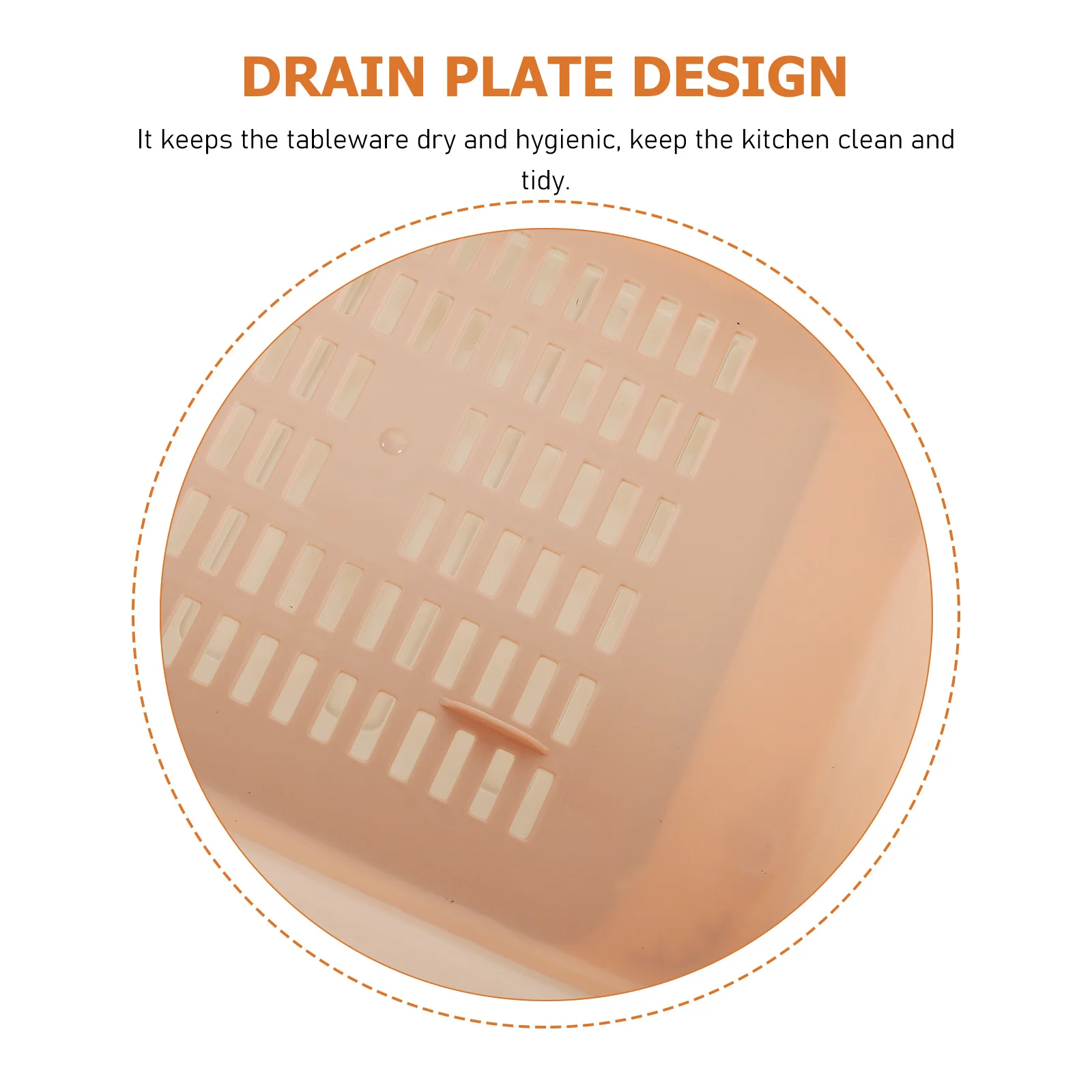 1 pz drenaggio stoviglie scatola scolapiatti eco-friendly PP scatola di immagazzinaggio da cucina per bacchette ciotole tazze posate trasparente
