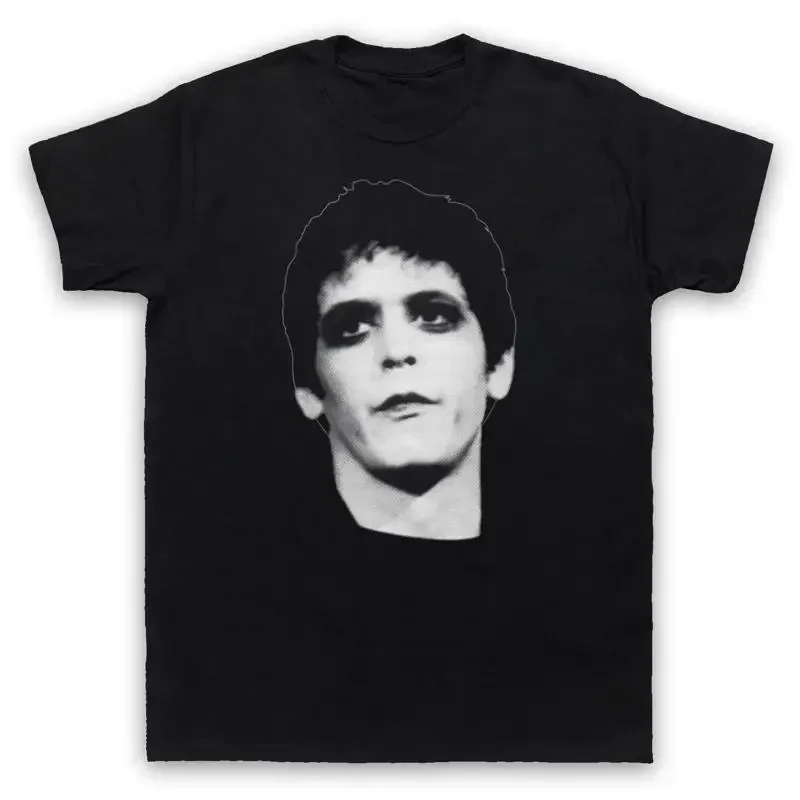 T-shirt LOU REED FACE VELVET ROCK, non officiel, pour hommes et femmes