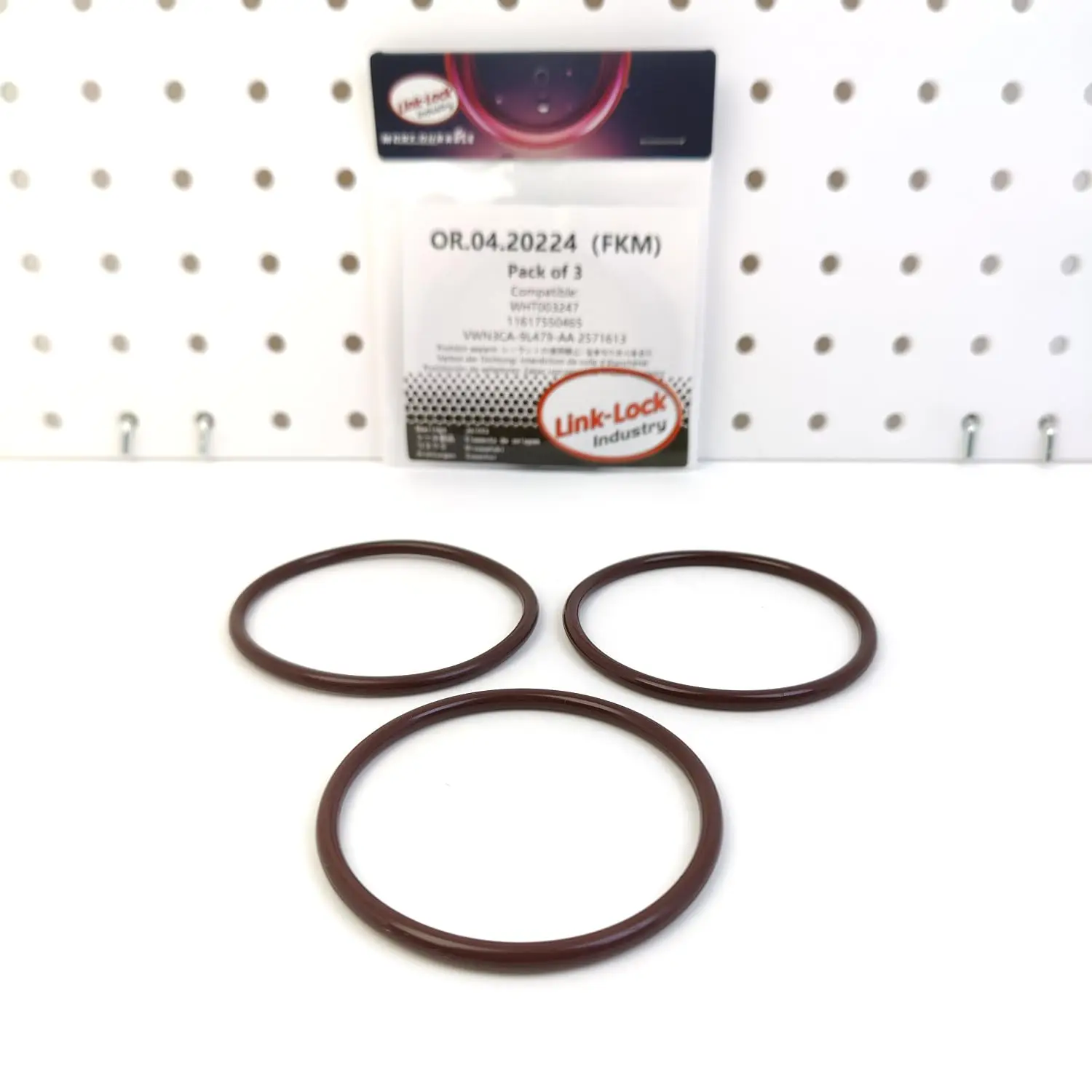 LINK-LOCK 3PCS OR.04.20224 FKM Viton Sealing O-Ring Kit of Charge Air Hose WHT003247 11617550465 VWN3CA-9L479-AA 2571613 for AUD