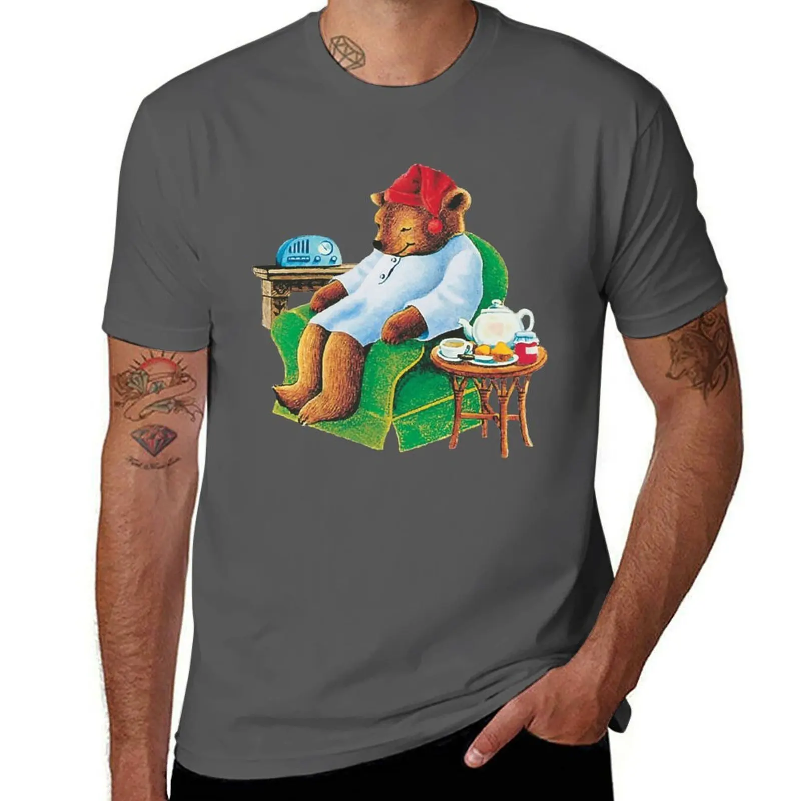 Camiseta Celestial Seasonings Sleepytime Tea Bear, camiseta informal sencilla de manga corta