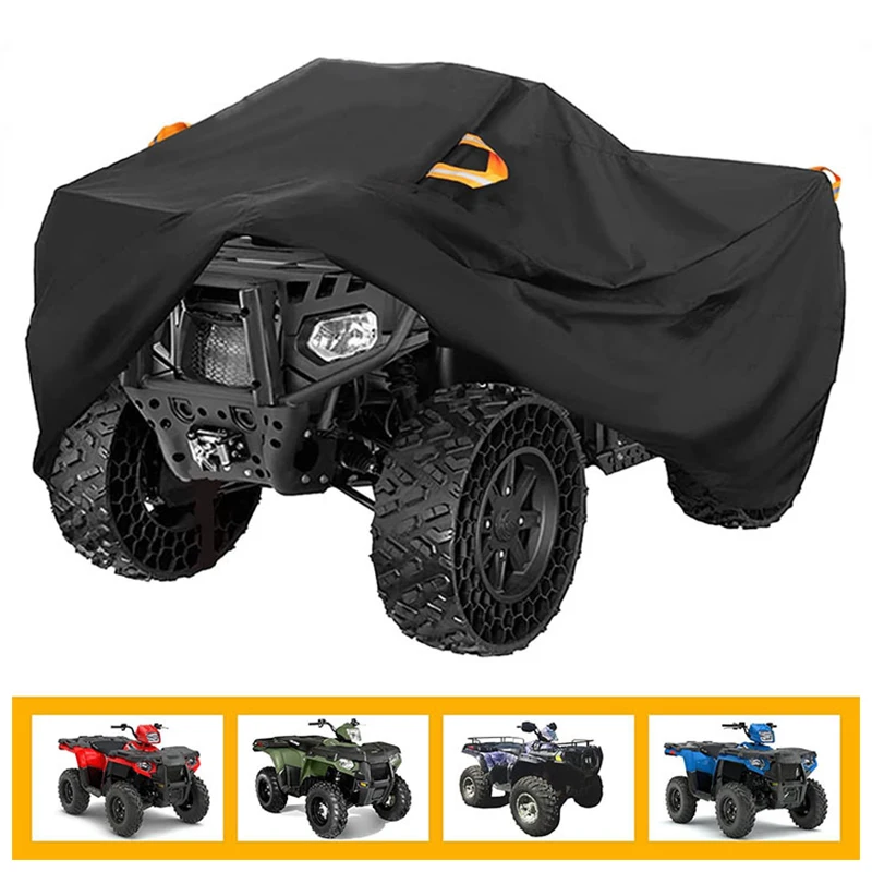 

Quad Bike ATV Outdoor Cover 210D Universal Waterproof Motorcycle Vehicle Scooter Kart Motorbike Resistant Dust UV Protector