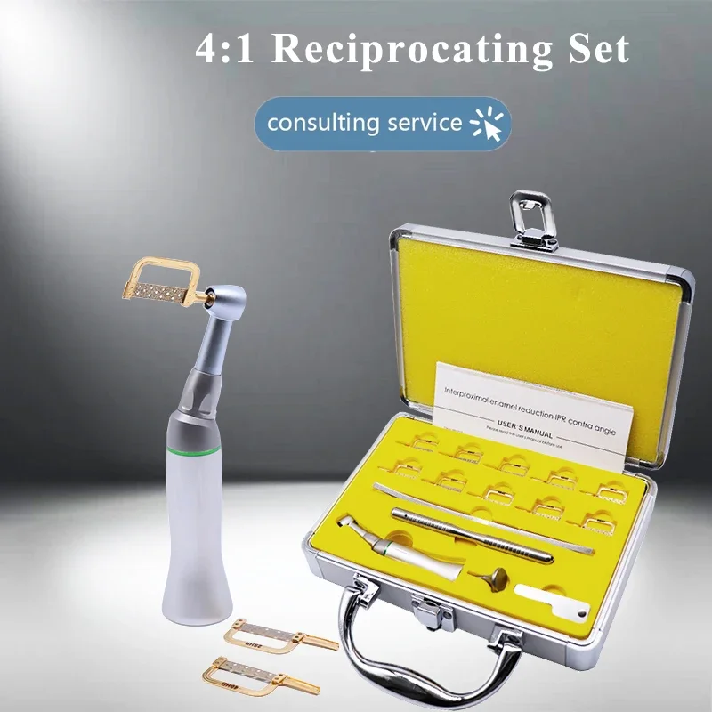 4:1 Reduction IPR System Orthodontic Interproximal Stripping Kit Dental Lab Use Teeth Restoration Tool