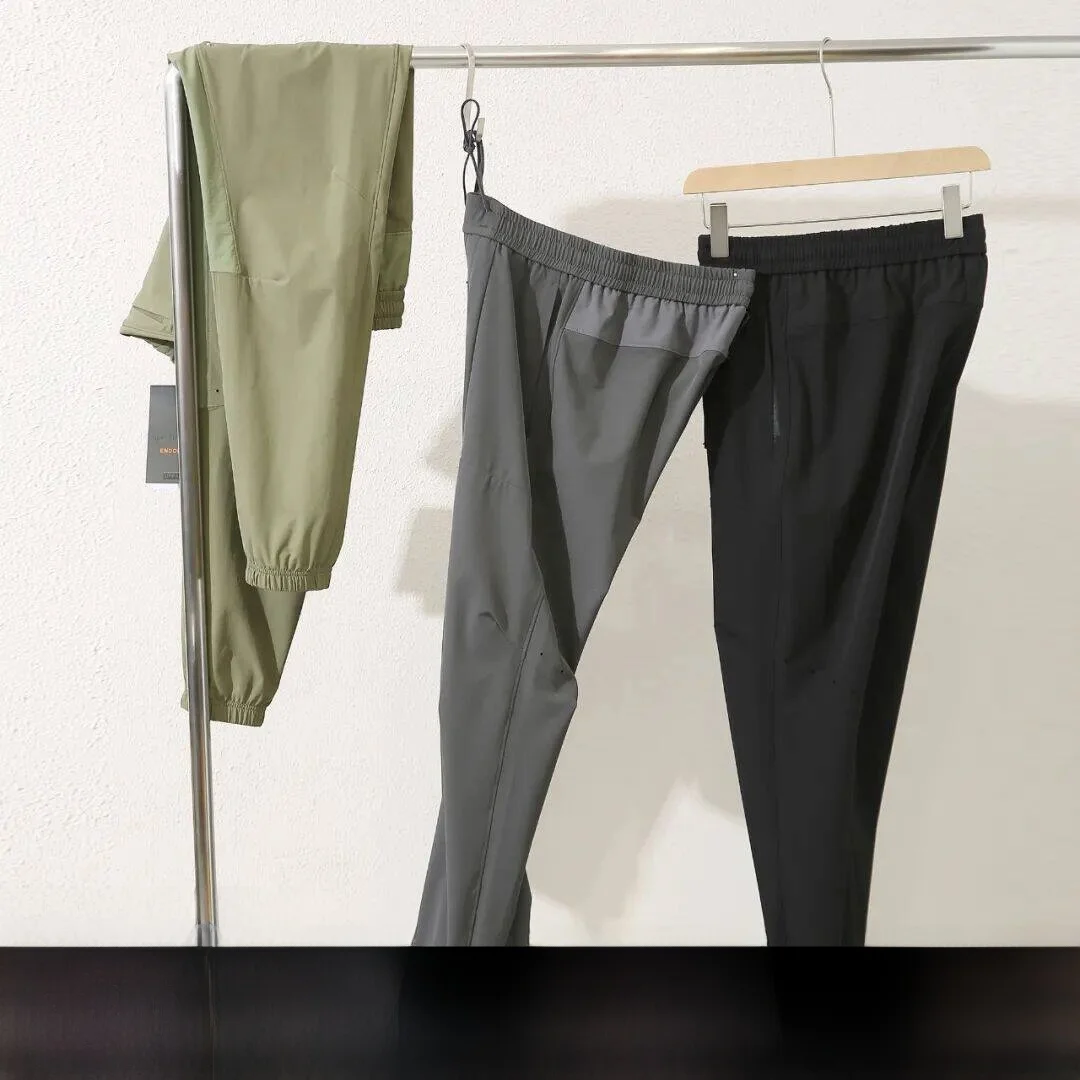 

Outdoor Climbing Lightweight Soft Pants Laser Cut Men's Casual Straight Leg Trousers Quick Dry Elastic Waist Workwear