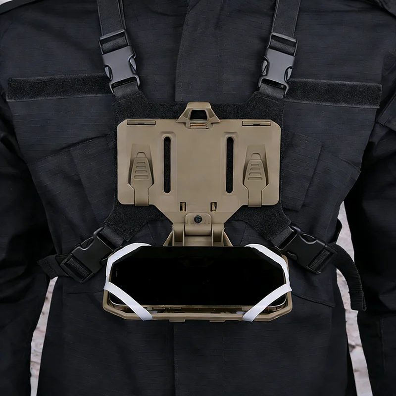 

Тактическая навигационная панель MOLLE, универсальный тактический жилет, складной держатель для телефона, тактические аксессуары