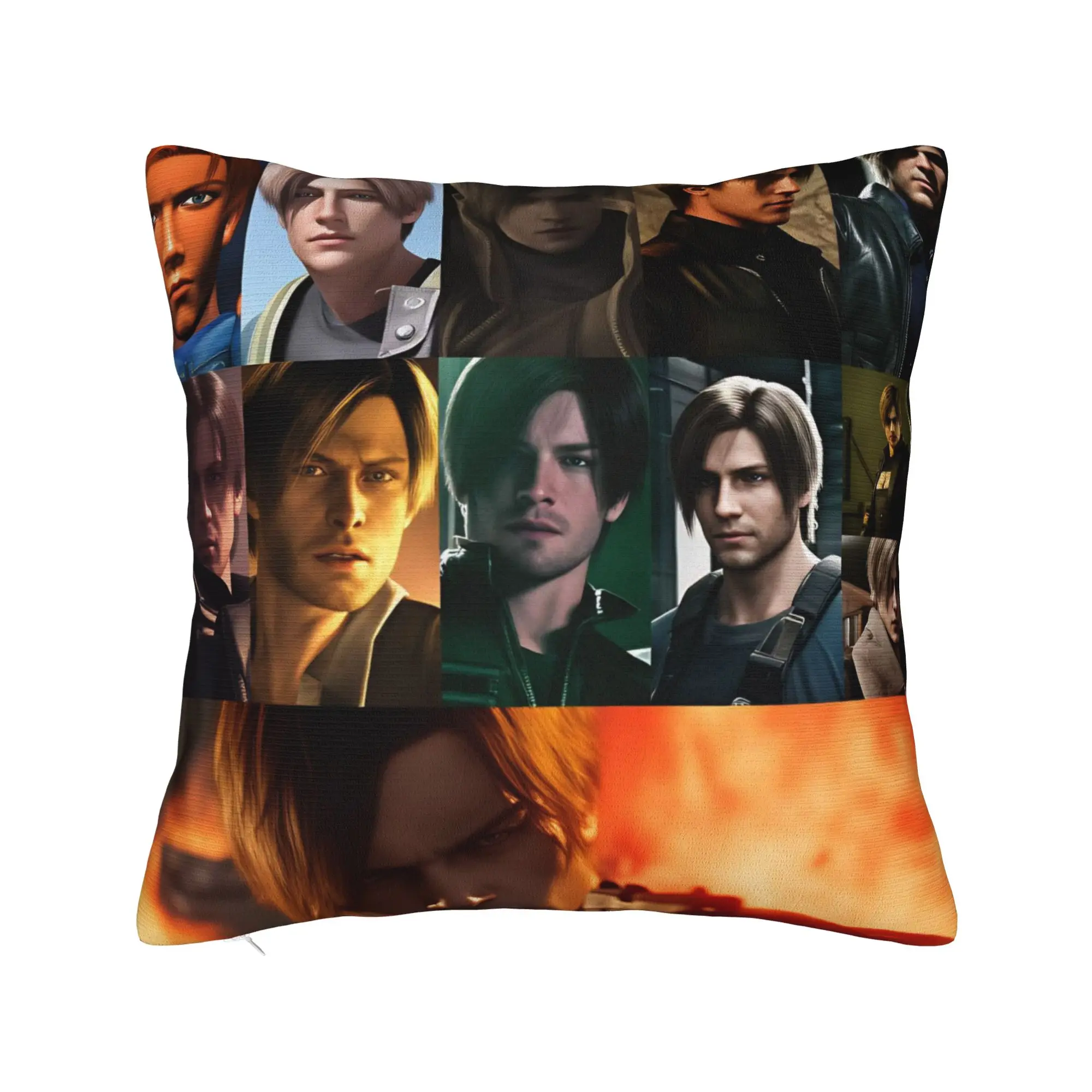 Leon Kennedy Pillow Case  Graphic Pillow Cover For Sofa Home Decoration Novelty Pillowcases