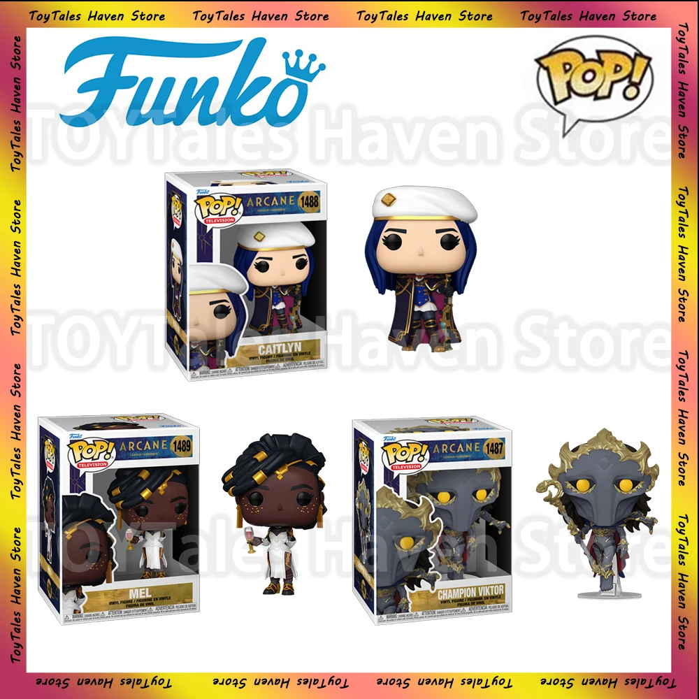 [Advance Booking] Original Funko Pop Arcane2 League of Legends Vinyl Figurine Model Caitlin Maier Pioneer Victor Anime Figurine