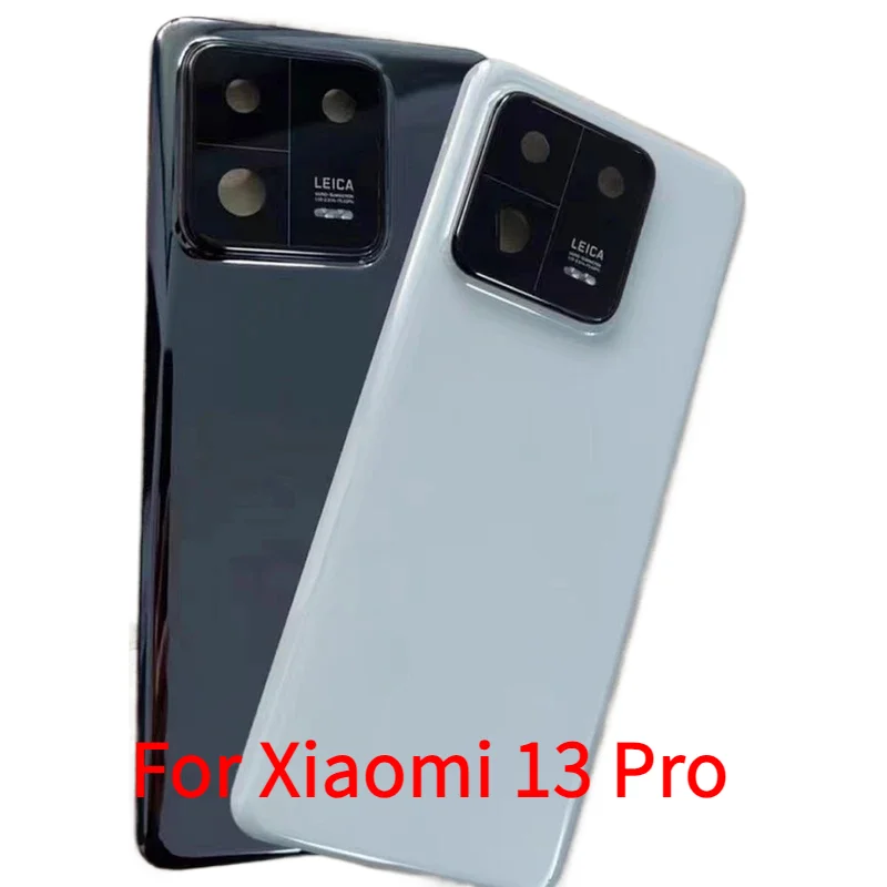 

Для Xiaomi 13 Pro крышка батарейного отсека задняя стеклянная крышка задняя панель корпуса с запасными частями для объектива камеры