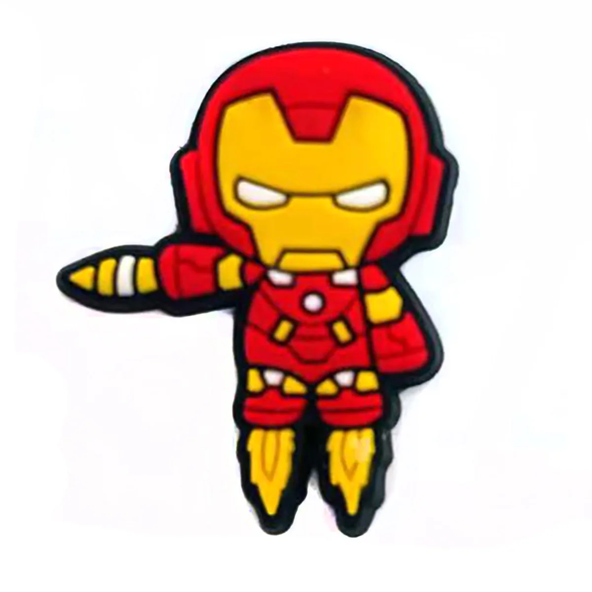 Hot Disney 1PCS Funny Cartoon Marvel Characters DlY Shoe Charms PVC Cool Hero Accessories Decorate Kid Boy Girl X-mas Party Gift image 6