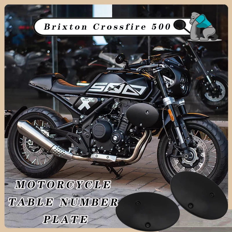 

For Brixton Crossfire 500 GK500 Customized Two Pieces Motorcycle Table Number Plate for Motorcycle Cafe Racer Tracker Scrambler