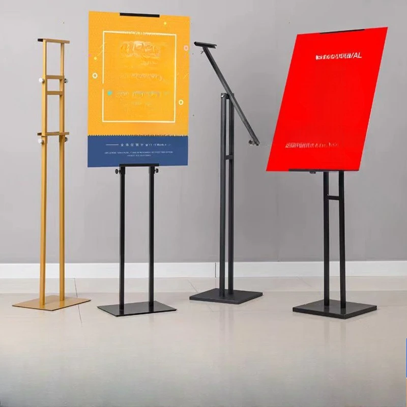 Billboard display board, thickened kt board display rack, vertical sign, floor-to-ceiling poster shelf