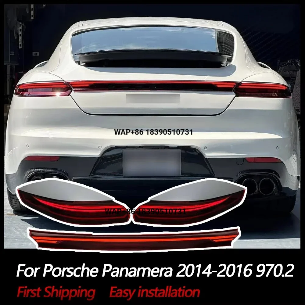 

Для Panamera 2014-2016: Обновленные задние светодиодные фонари в стиле 971 (стоп-сигналы)