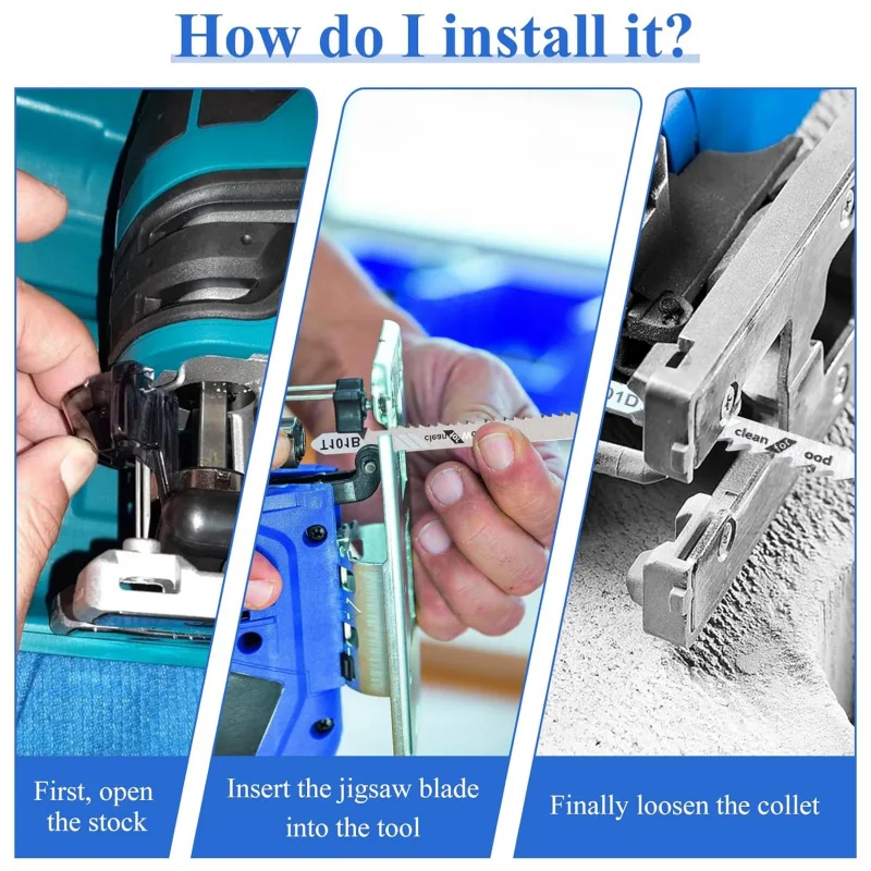 شفرات الصور المقطوعة، 10 قطع، متنوعة من الخشب على شكل حرف T، قطع المعادن والبلاستيك