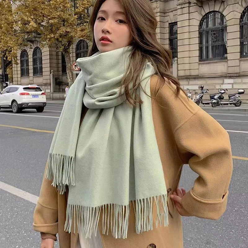 

Thiened Faux Camere Tassel awl Chinese Sle Warmth l Elements Youth ex f High Collar with Hat