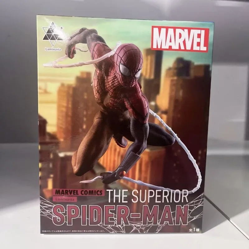 

24-часовая доставка, оригинальные Luminasta MARVEL COMICS THE SUPERIOR SPIDER-MAN, модели героев аниме, игрушки, коллекция статуй