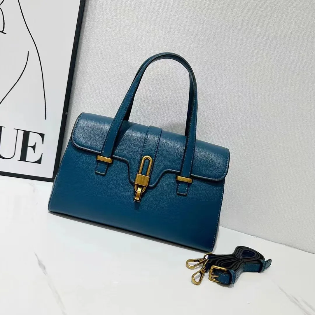 

2025 New Casual Pillow Women's Bag Diagonal Cross Handheld Fashion Versatile Lock Shoulder Bag