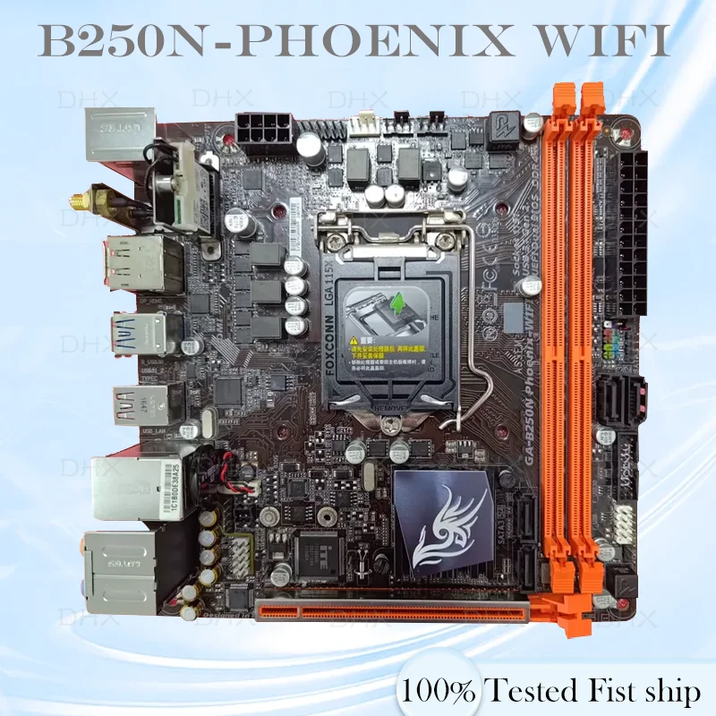 For Gigabyte GA-B250N-PHOENIX WIFI Motherboard LGA1151 Mini-ITX Mainboard 100% Tested Fully Work be Fast ship
