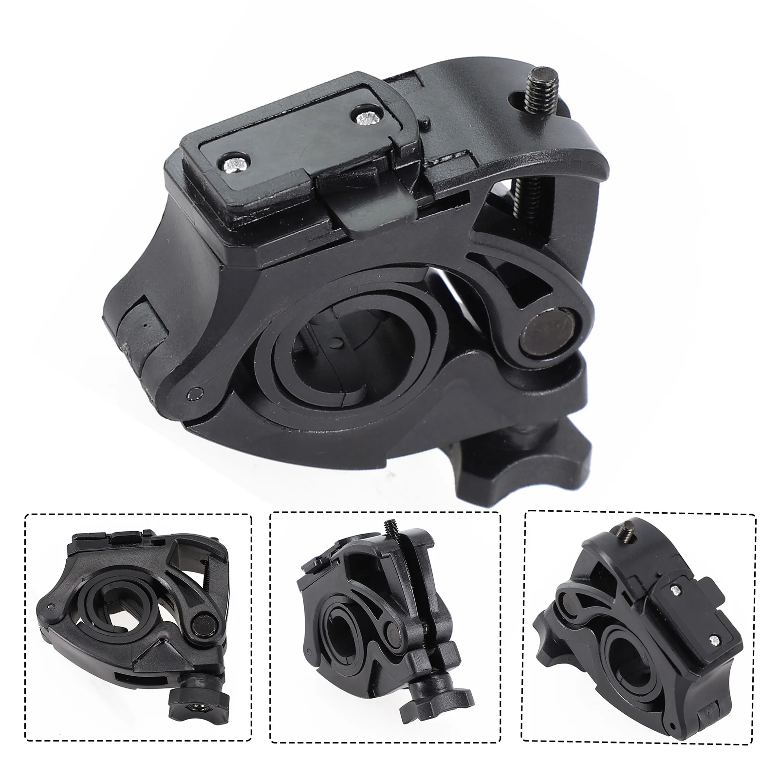 Bracket Bike Light Bracket Applicable Bicycle Lamp Stand Black Element 0701295—294—286—307 1Pcs ABS Accessories